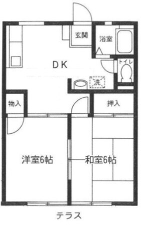 光ハイツの物件間取画像